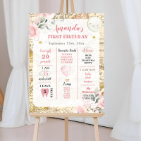 Ballotte à air rose Carte Vintage Anniversaire Jal