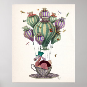 Poster Ballotte de Dodo avec libellules