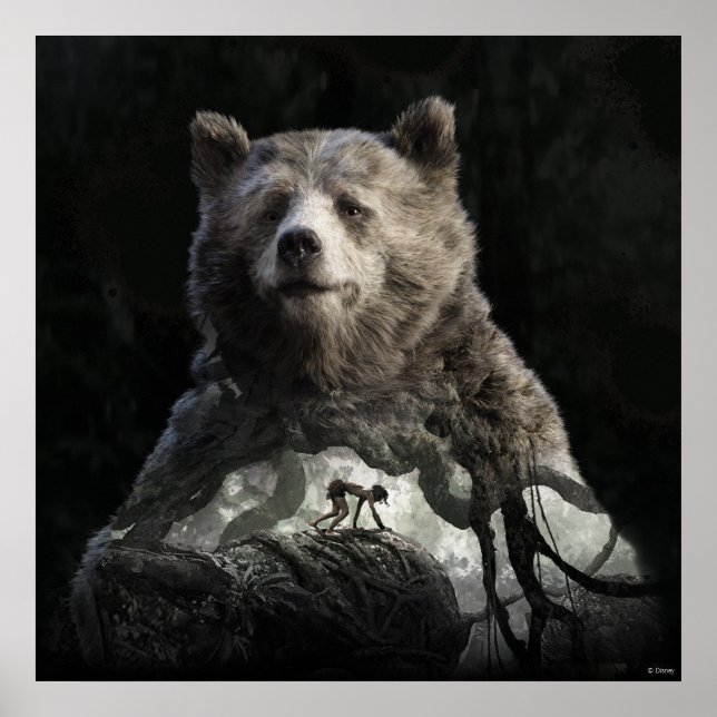 Poster Baloo & Mowgli | Le livre de la jungle (Devant)