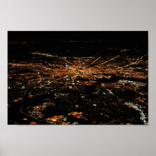 Poster Baltimore aérien 8x12