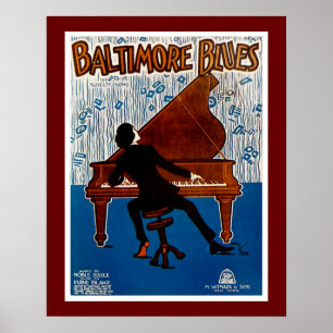 Poster Baltimore Blues