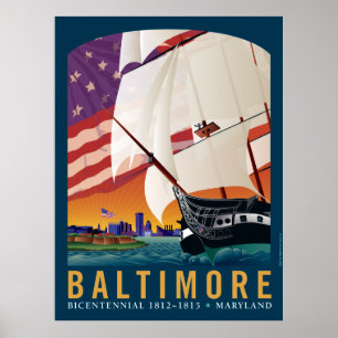 Poster Baltimore : Par la lumière précoce de l'aube