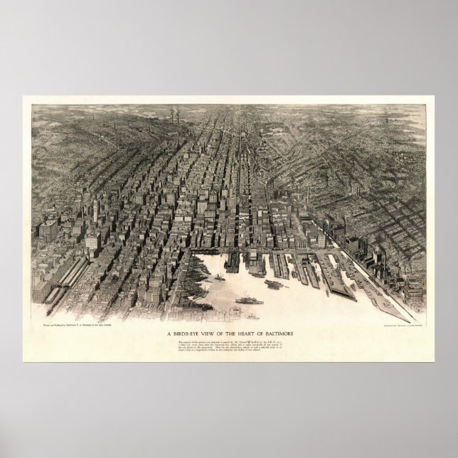 Poster Baltimore (Spofford) - QUALITÉ MOYENNE, voir note (Devant)