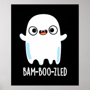 Poster Bam-boo zled drôle Halloween jeu de fantôme BG fon