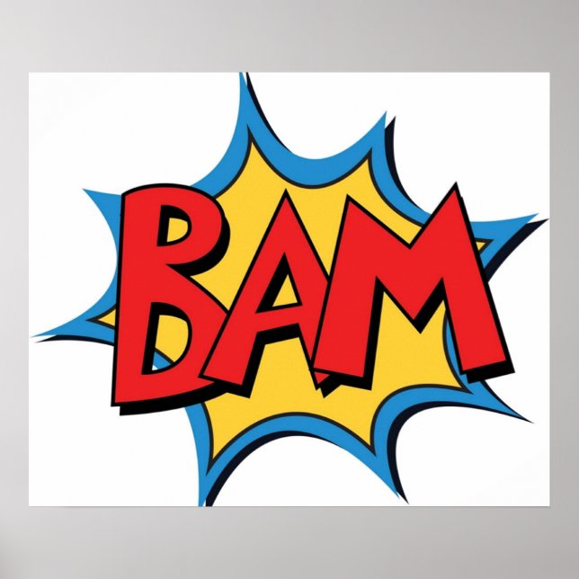 POSTER BAM DE RÉSERVATION DE LA CARTE (Devant)