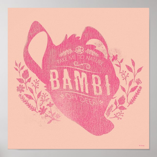 Poster Bambi | Oh Cher (Devant)