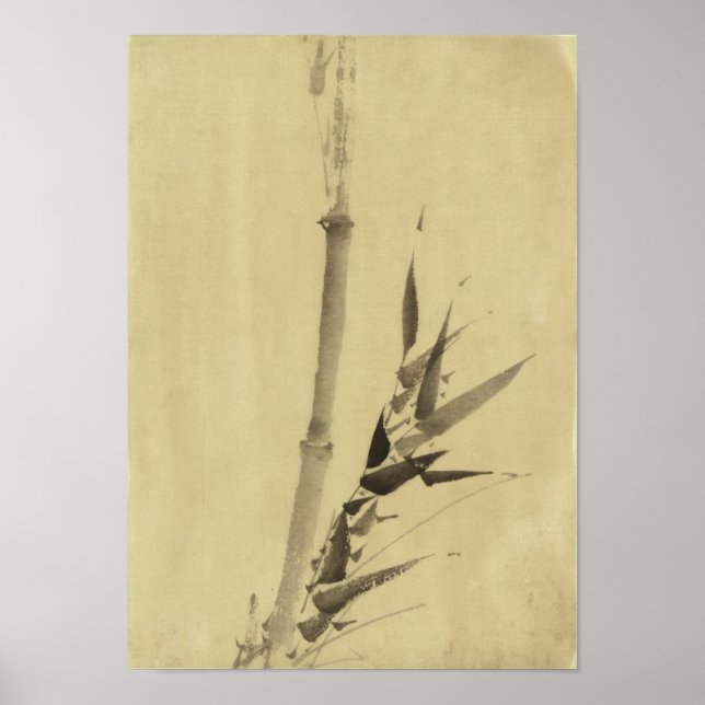 Poster Bambou, Hokusai Art Japonais (Devant)