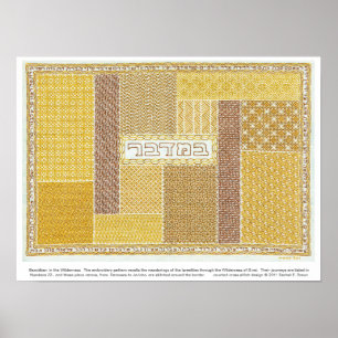 Poster Bamidbar : dans l'affiche Wilderness avec texte