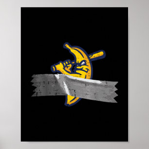 Poster Banana Duct Tape Funny Fruit Art Mème Hommes Garço