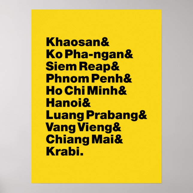 Poster Banana Pancake Trail / Circuit (Devant)