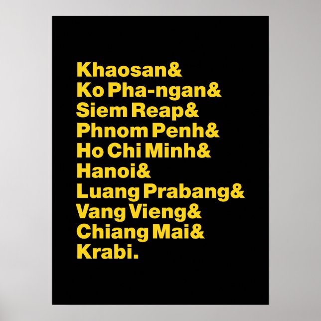 Poster Banana Pancake Trail / Circuit (Devant)