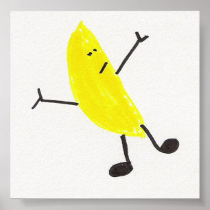 Poster Banane dansante