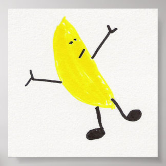 Poster Banane dansante