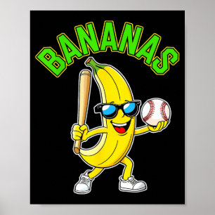 Poster Banane drôle 