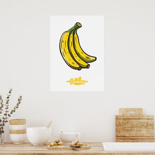 Poster Bananes