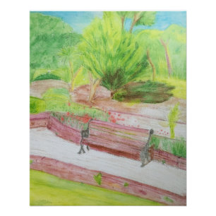 Poster Banc Cliff à Essex/ Westcliff