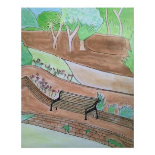 Poster Banc de falaise Essex/Southend