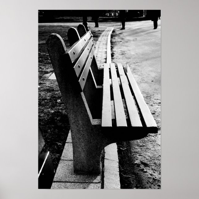 Poster Banc de parc (Devant)