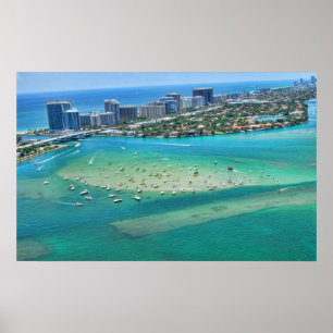 Poster Banc de sable de Haulover