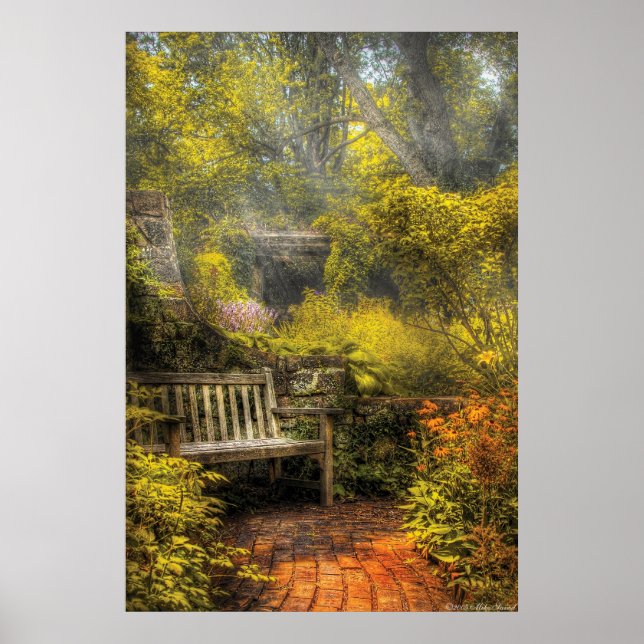 Poster Banc - Tranquillité II (Devant)