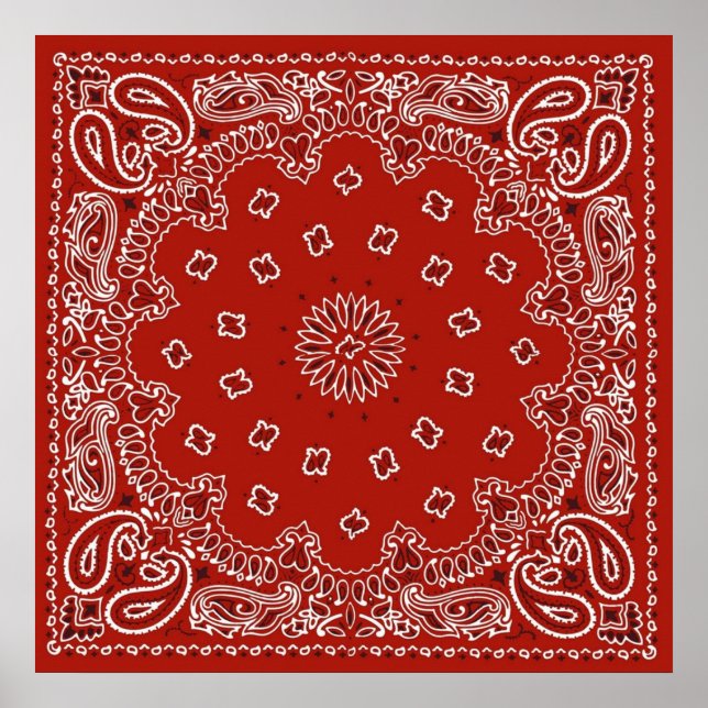 Poster Bandana rouge (Devant)