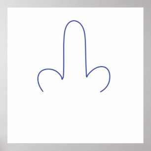 Poster Bande abstraite