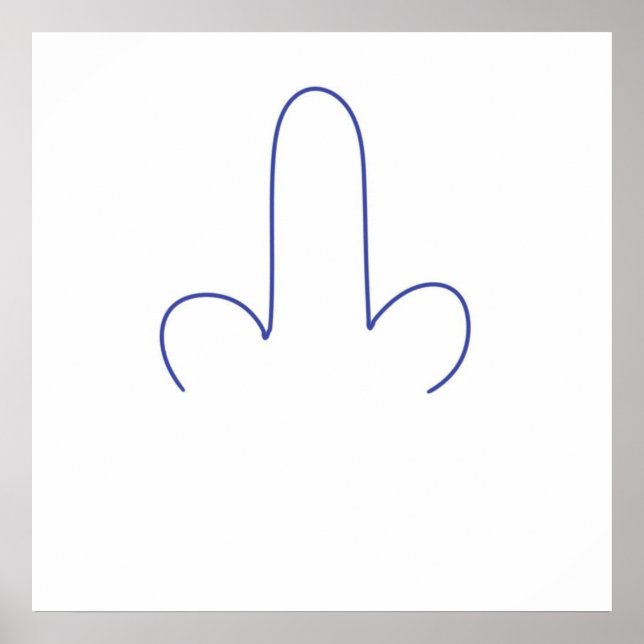 Poster Bande abstraite (Devant)