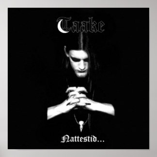 Poster Bande Black metal Debout thrash lourd Goth Album