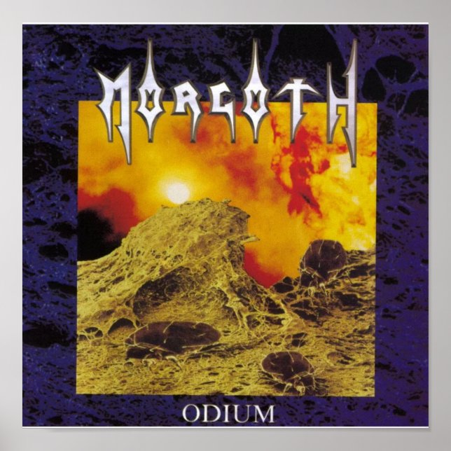 Poster Bande Black metal Debout thrash lourd Goth Album (Devant)