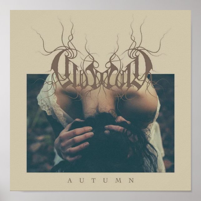 Poster Bande Black metal Debout thrash lourd Goth Album (Devant)