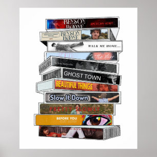 Poster Bande Cassette Benson Boone