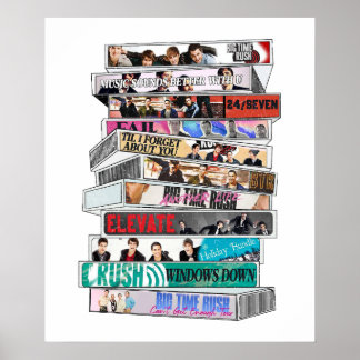 Poster Bande Cassette Big Time Rush