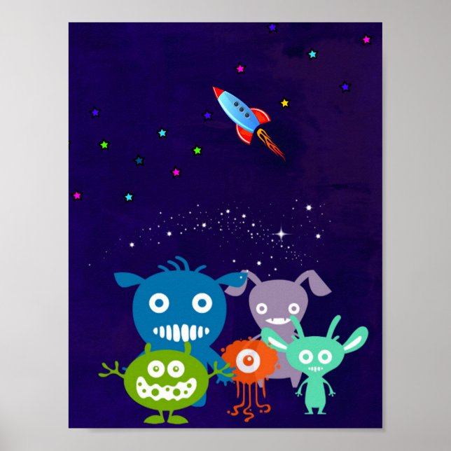 Poster Bande De Créatures Mignonnes (Devant)