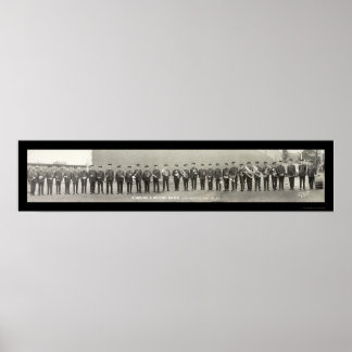Poster Bande de laiton vintage OH Photo 1917