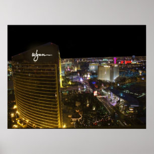 Poster Bande de Las Vegas à la copie d'affiche de nuit