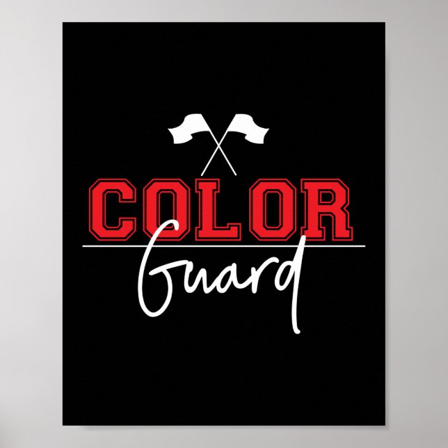 Poster Bande de marquage Color Guard (Devant)