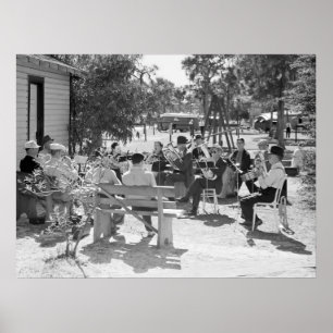 Poster Bande de terrain de caravaning : 1914