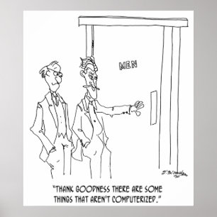 Poster Bande dessinée 1306 de toilettes