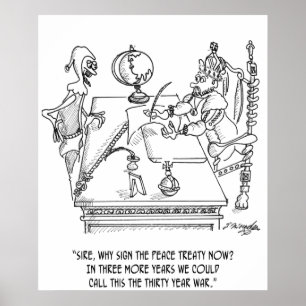 Poster Bande dessinée 1398 de guerre