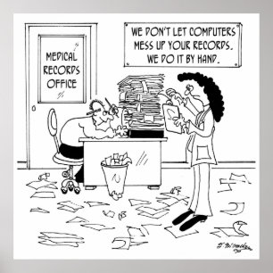 Poster Bande dessinée 7117 d'hôpital