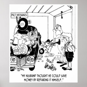 Poster Bande dessinée automatique 9204