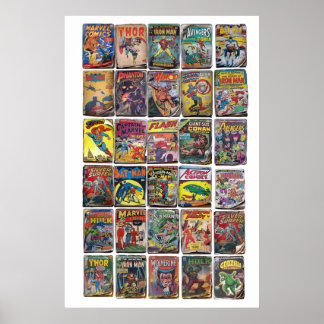 Poster Bande dessinée classique