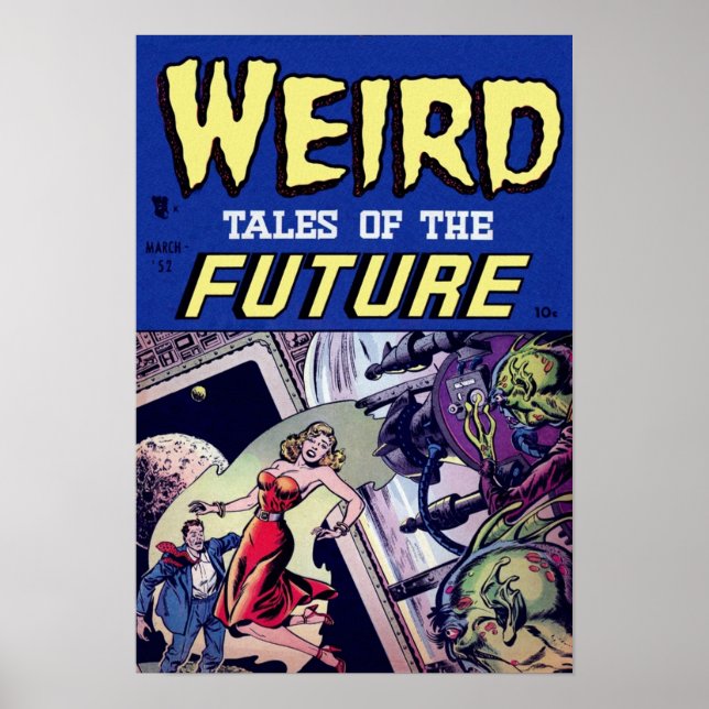 Poster Bande dessinée Histoires étranges de l'avenir (Devant)
