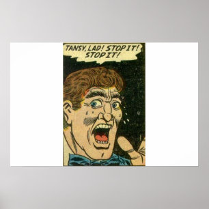 Poster Bande dessinée vintage d'horreur   Classic BD