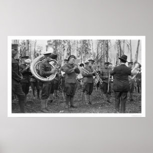 Poster Bande militaire Alaska 1920