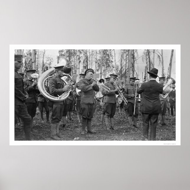 Poster Bande militaire Alaska 1920 (Devant)