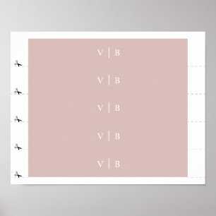 Poster Bande ventrale personnalisée - Papier Carton de Va