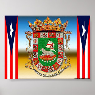 POSTER BANDERAS DE L'ESCUDO Y