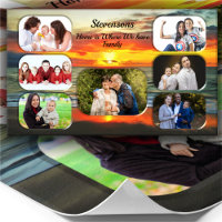 Banderas Sunset Family Collage 1738 Art Imprimer