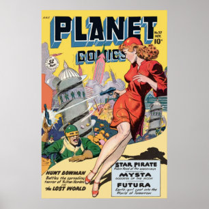 Poster Bandes dessinées de planète